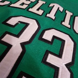 Vintage Boston Celtics NBA Larry Bird Hardwood Classics XXL green shirt